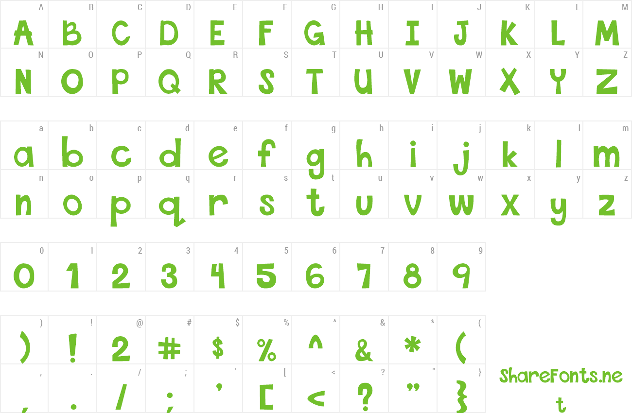 Font DJB This Is Bold preview